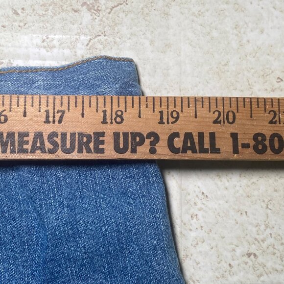 Metrostyle Womens Sz 20 Denim Midi Maxi Skirt Flared Hem Y2K Modest Cottagecore - Picture 5 of 8